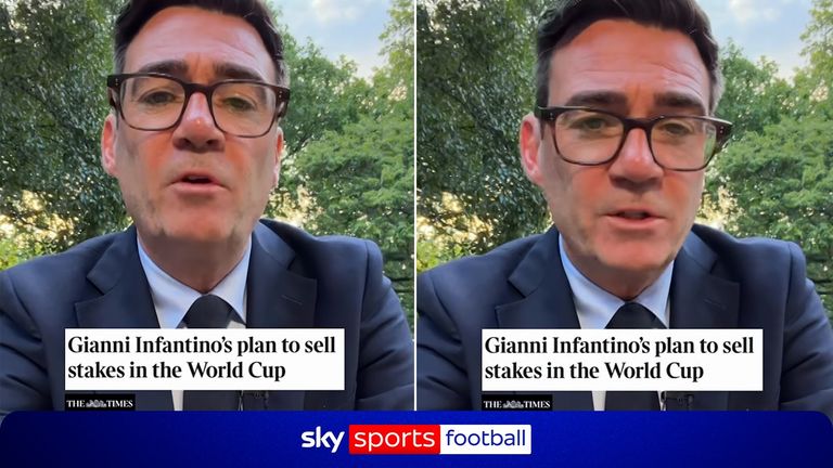 世界杯:国际足联主席詹尼·因凡蒂诺为成员提供3000万英镑激励,支持有争议的私人投资计划
